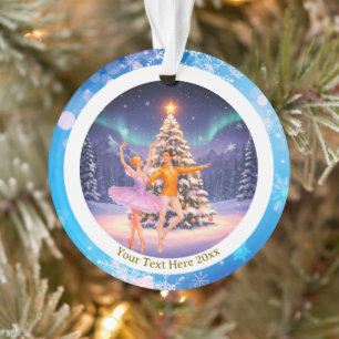 Eleganter Nussknacker-Ballett-Weihnachts-Ballerina Ornament