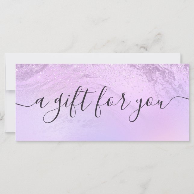 Eleganter Obre Glitzer Marmor Makeup Künstler (Vorderseite)