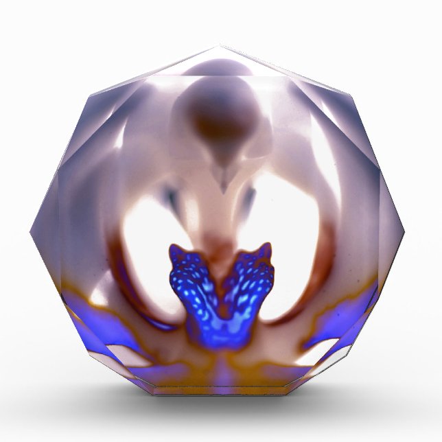 Eleganter Orchid-Design-Foto Fotoblock (Vorderseite)