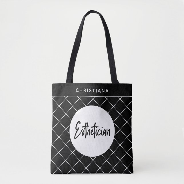 Eleganter Östhetiker Beautician Personalisiert Tasche (Vorderseite)