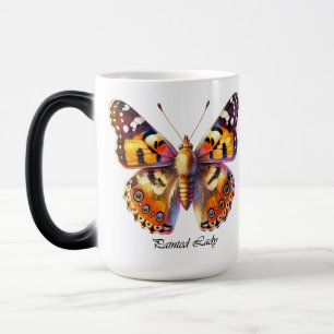 Eleganter Painted Lady Schmetterlings-Wrap  Verwandlungstasse