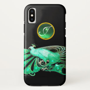 ELEGANTER PAKOCK IN GRÜN, JADE-MONOGRAMM TITLE_SEO2