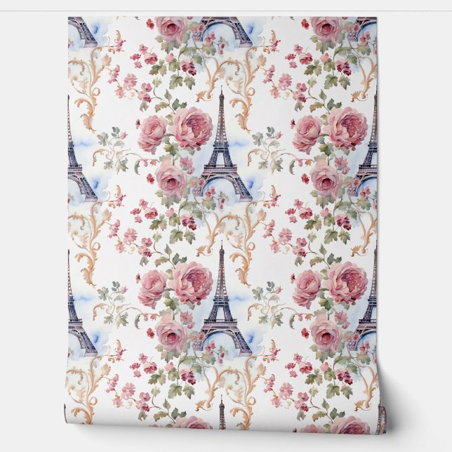 Eleganter Pariser Chic Tapete (Abrollen)