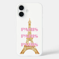 Eleganter Pariser Eiffelturm Paris in Rosa