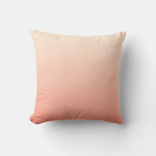 Eleganter Pastell-Orangeverlauf Kissen