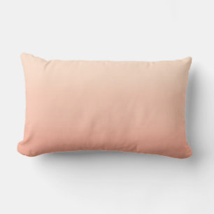 Eleganter Pastell-Orangeverlauf Lendenkissen