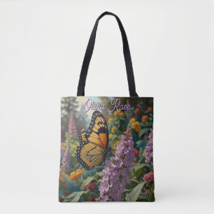Eleganter pastellfarbener Wildblumengarten mit Sch Tasche