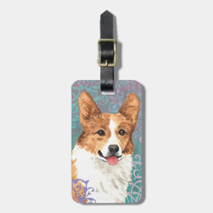 Eleganter Pembroke-WaliserCorgi Gepäckanhänger