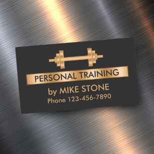 Eleganter Personal Trainer Magnetische Visitenkarte
