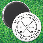 Eleganter Personalisierter Golfclub Magnet<br><div class="desc">Hier bei AdeliaGifts Liebe dieses elegante Personalisierte Golfclub Name Magnet und wir denken, Sie werden es auch Liebe. Das perfekte Geschenk für die Leckerei selbst! Wir haben eine große Auswahl an Produkten mit den meisten Designs für Männer, Frauen und Kinder. Karo sie raus!</div>