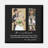Eleganter Personalisierter Hochzeitstag FotoCollag