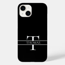 Eleganter Personalisierter Mit Monogramm Individue