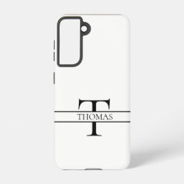 Eleganter Personalisierter Mit Monogramm Individue Samsung Galaxy Hülle