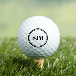 Eleganter personalisierter Titleist aus Monogramm Golfball
