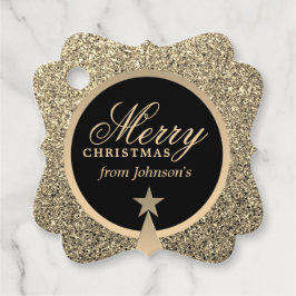 Eleganter Personalisierter Weihnachtsgeschenktag Geschenkanhänger