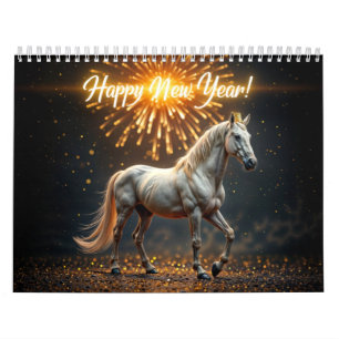 Eleganter Pferdekalender - Ein Jahr der majestätis Kalender