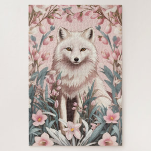 Eleganter Polarfuchs Rosa Blüten