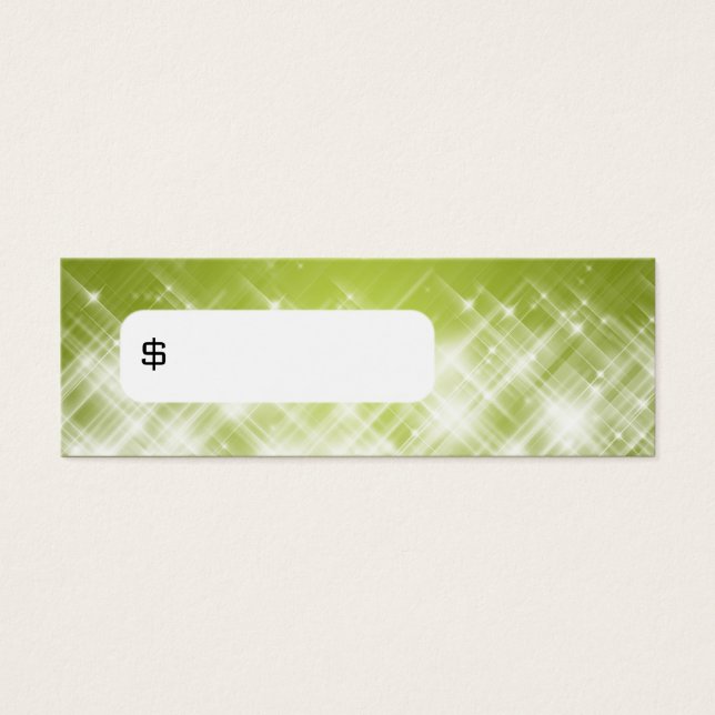 Eleganter Preis Tag Glamour Sparks Limon (Vorderseite)