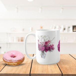 Eleganter Purple Phalaenopsis Orchideen Becher Kaffeetasse