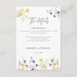 Eleganter QR Code Hochzeitsdetails Unterkunft Begleitkarte