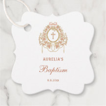 Eleganter Rahmen Heiliges Kreuz Taufe