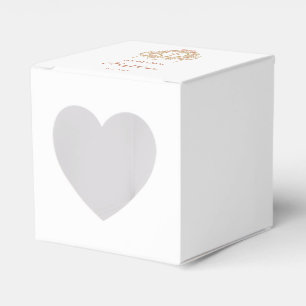 Eleganter Rahmen Heiliges Kreuz Taufe Herz Geschenkschachtel