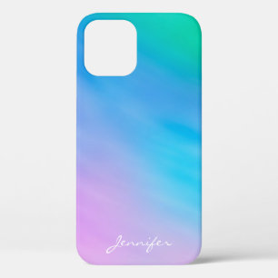 Eleganter Regenbogenhimmel mit Namen Case-Mate iPhone Hülle