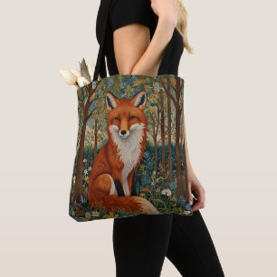 Eleganter Retro-Boho-Rotfuchs-Waldtier Tasche