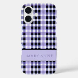 Eleganter Retro Checkered Case