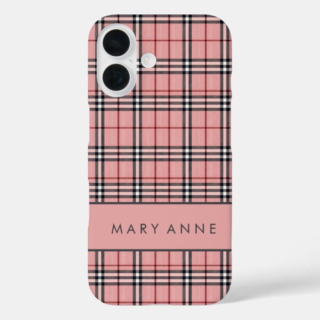 Eleganter Retro Checkered Case (Rückseite)