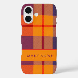 Eleganter Retro Checkered Case