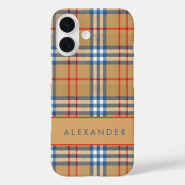 Eleganter Retro Checkered Case