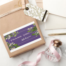 Eleganter Retro-Individuelle Name Text-Geschenk-Vi Rechteckiger Aufkleber