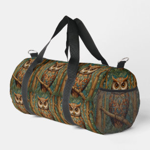 Eleganter Retrouschelwald Duffle Bag