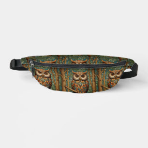 Eleganter Retrouschus boho bohemianischer Wald grü Bauchtasche