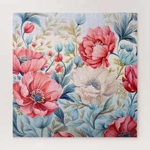 Eleganter Romantischer Blumen Botanischer Garten