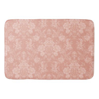 Eleganter Romantischer Chic Floral Damask Peach