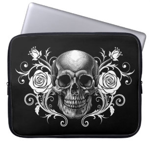 Eleganter, romantischer Goth Laptopschutzhülle
