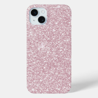 Eleganter, rosa abstrakter trendiger Glitzer Case-Mate iPhone Hülle