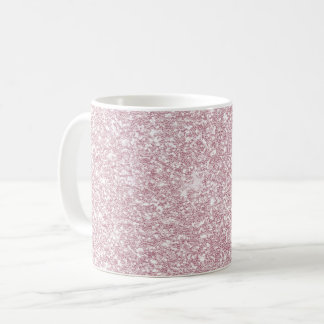 Eleganter, rosa abstrakter, trendiger Glitzer Kaffeetasse