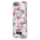 Eleganter rosa Flamingo Dalmatiner Dots Personalis Case-Mate iPhone Hülle (Rückseite Links)