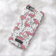 Eleganter rosa Flamingo Dalmatiner Dots Personalis Case-Mate iPhone Hülle (Beispiel)