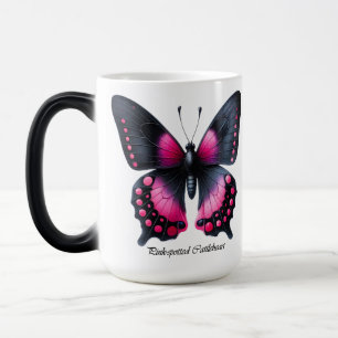 Eleganter rosa gefleckter Schmetterlings-Wrap  Verwandlungstasse