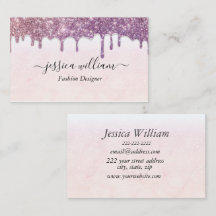 Eleganter Rosa Glitzer Agate Moderner Stil