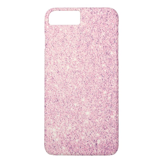 Eleganter rosa Glitzer-Luxus Case-Mate iPhone Hülle (Rückseite)