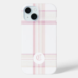 Eleganter, rosa Karierter, individualisierbarer Fa Case-Mate iPhone Hülle