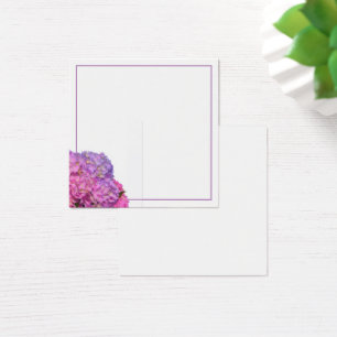 Eleganter, rosa, lila, blumenreicher Hydrangeas