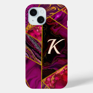 Eleganter, rosa lila Glitzer mädchenhaft Case-Mate iPhone Hülle