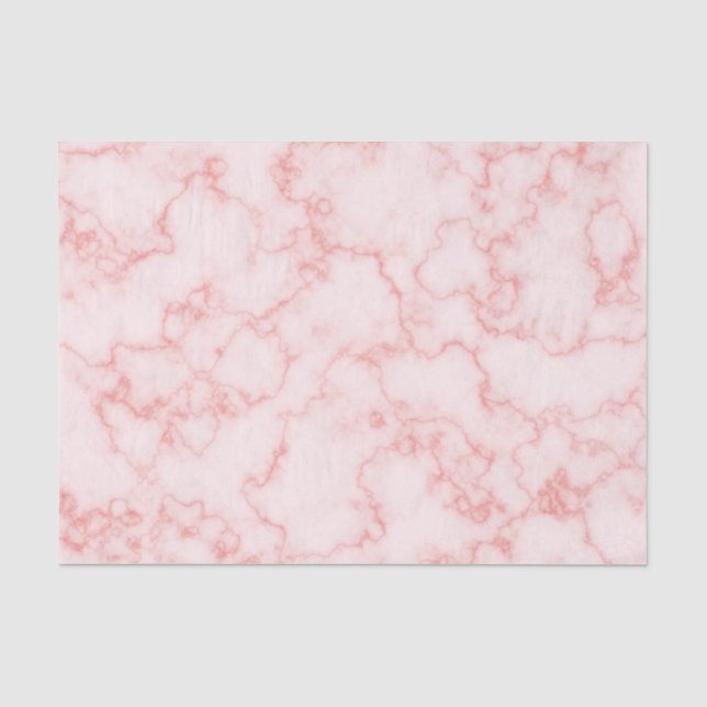 Eleganter rosa Marmor Seidenpapier (Vorderseite)