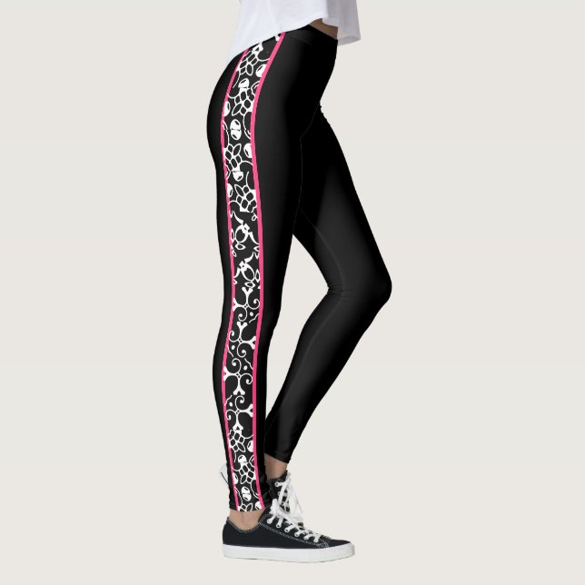 Eleganter rosa stilvoller moderner leggings (Rechts)